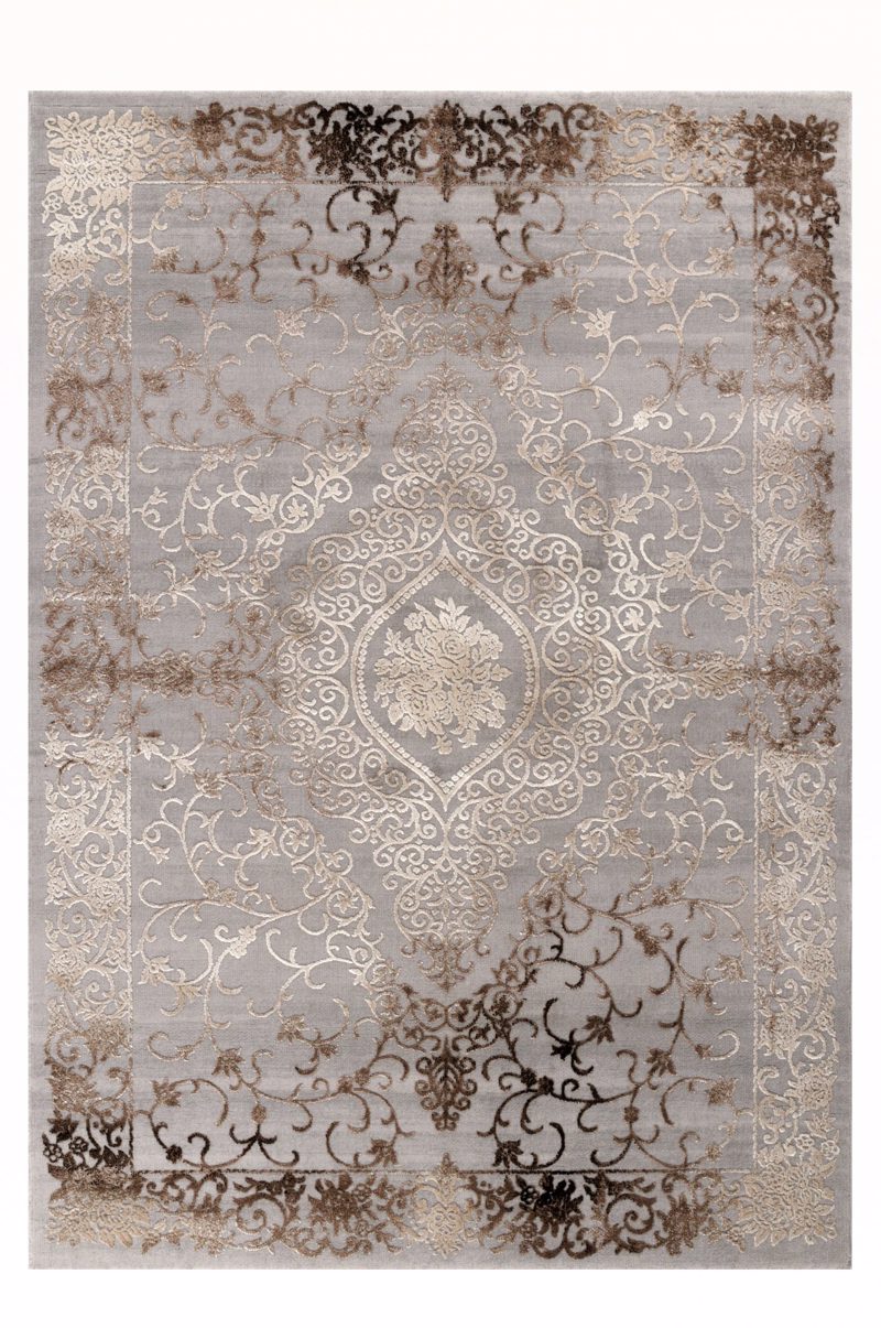 Tzikas Carpets Χαλί ''VINTAGE'' Καφέ/Γκρι 200x290cm 233